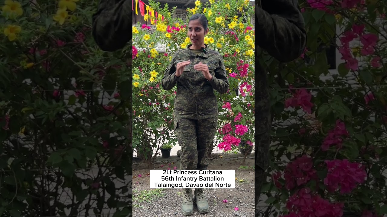 Dating Miss Aurora at Binibining Pilipinas contestant si 2Lt Princess Curitana ng 56IB sa Talaingod.