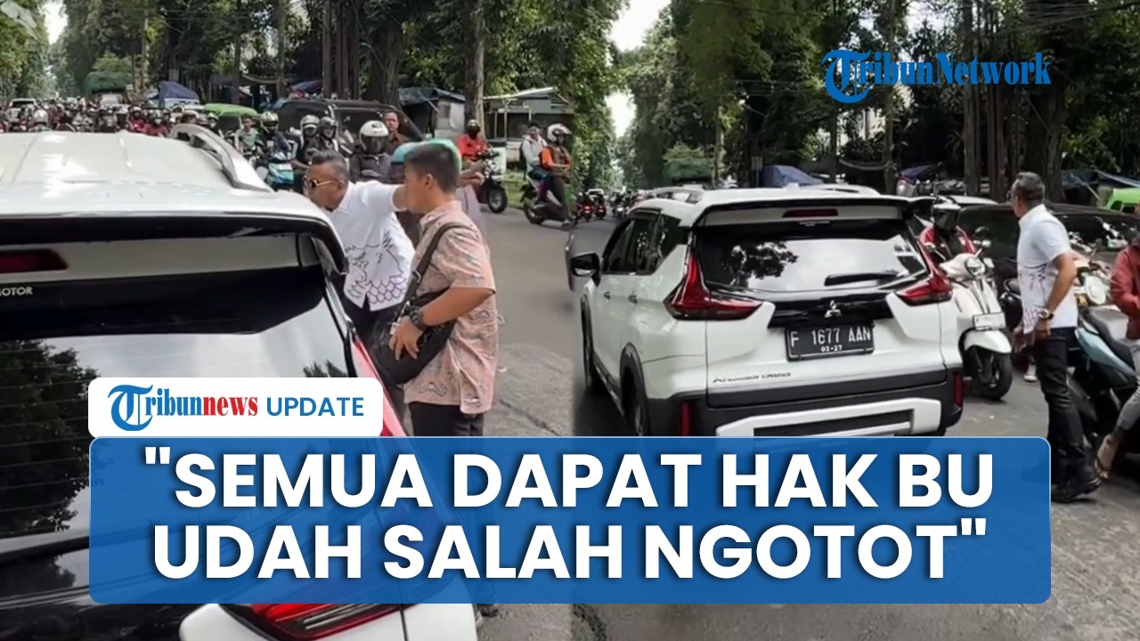 Momen Wakil Wali Kota Bogor Emosi, Temukan Pengendara Mobil yang Berhenti di Bahu Jalan saat Macet