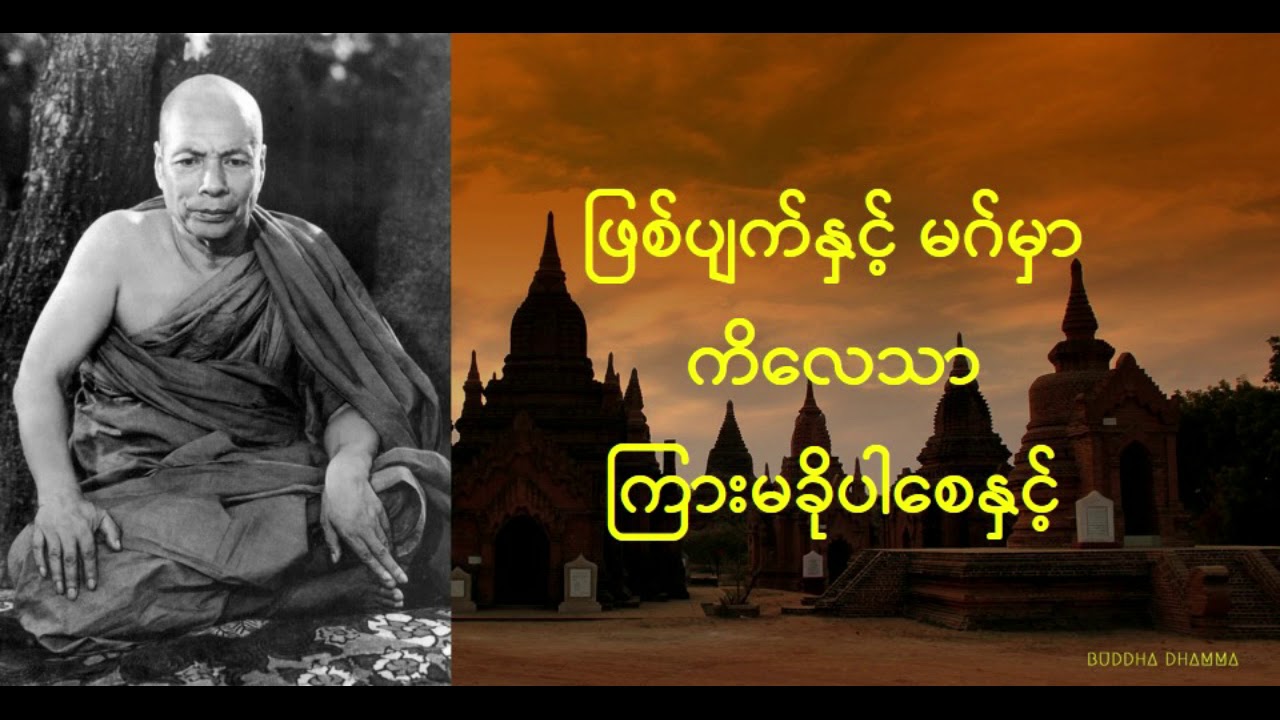 ဖြစ်ပျက်နှင့်မဂ်အကြား ကိလေသာကြားမခိုပါစေနှင့် - မိုးကုတ်ဆရာတော် ဦးဝိမလ