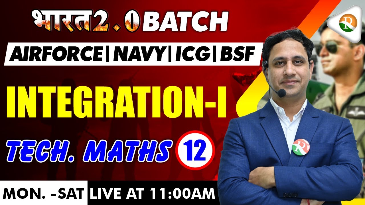 Integration-1 Airforce, Navy, ICG | Complete Maths for Airforce X Group | Airforce