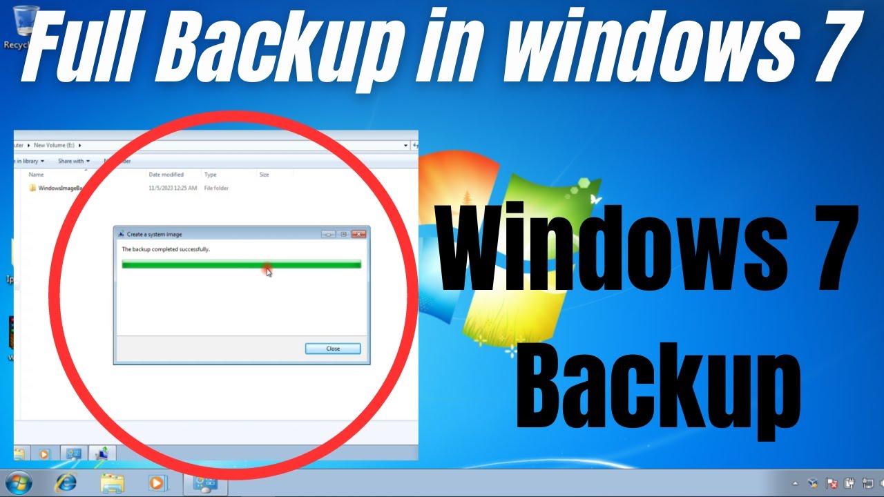 how to take backup in windows 7 | How to Backup Windows 7 OS