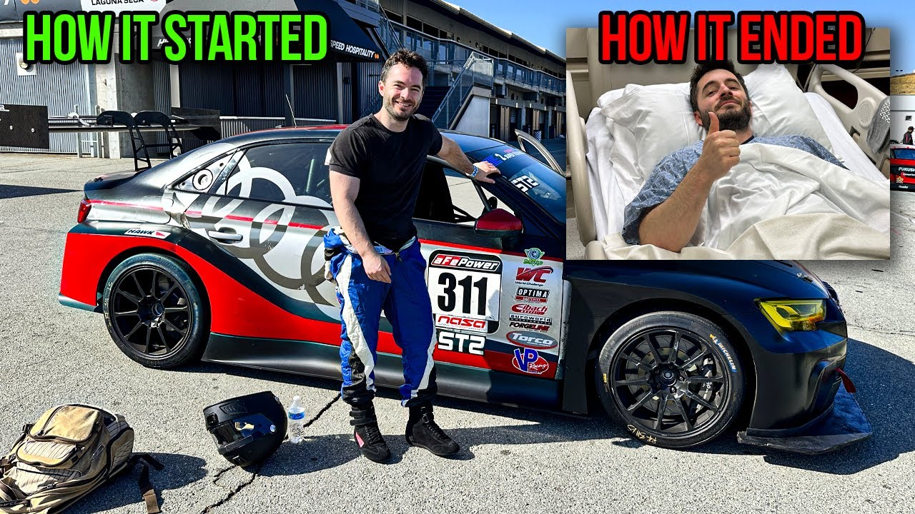 Driving My Appendix Off At Laguna Seca