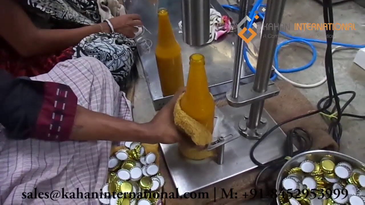 Manual Crown Capping Machine