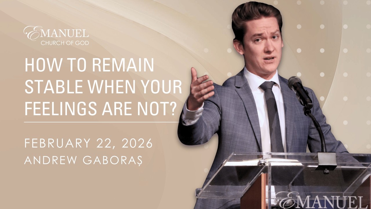 How to remain stable when your feelings are not? - Andrew Gaboraș
