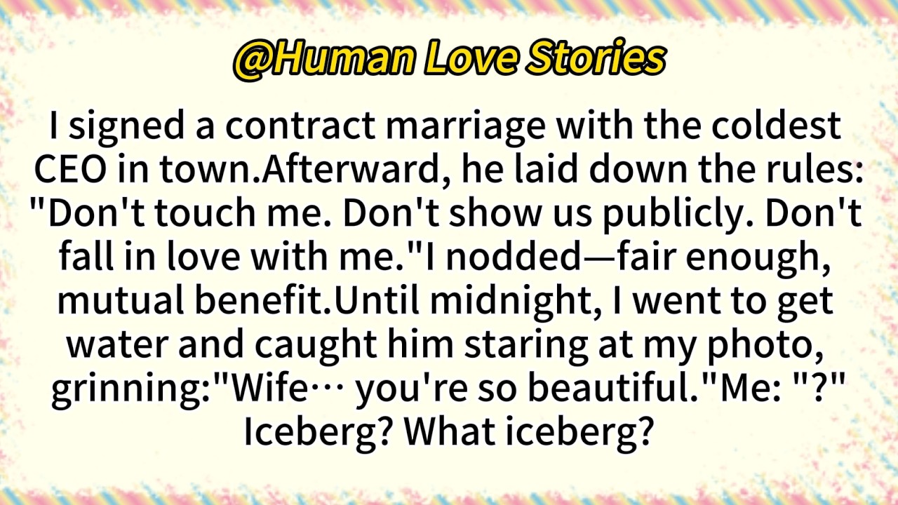 I signed a contract marriage with the coldest CEO in town.Afterward, he laid down the rules...