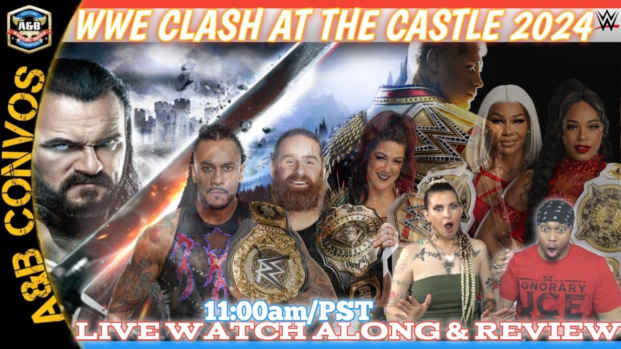 🔴 WWE Clash at The Castle 2024 LIVE STREAM | Full Show Watch Along & Review - 6/15/24