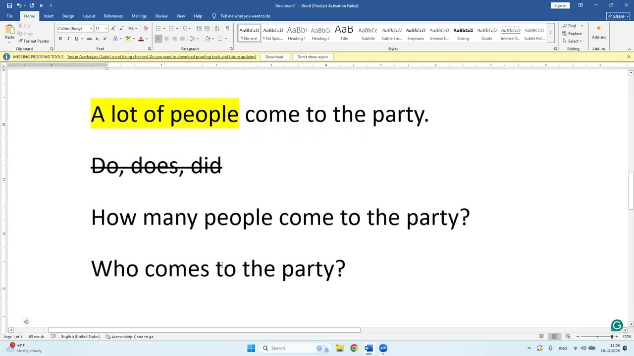 Interrogative Sentences