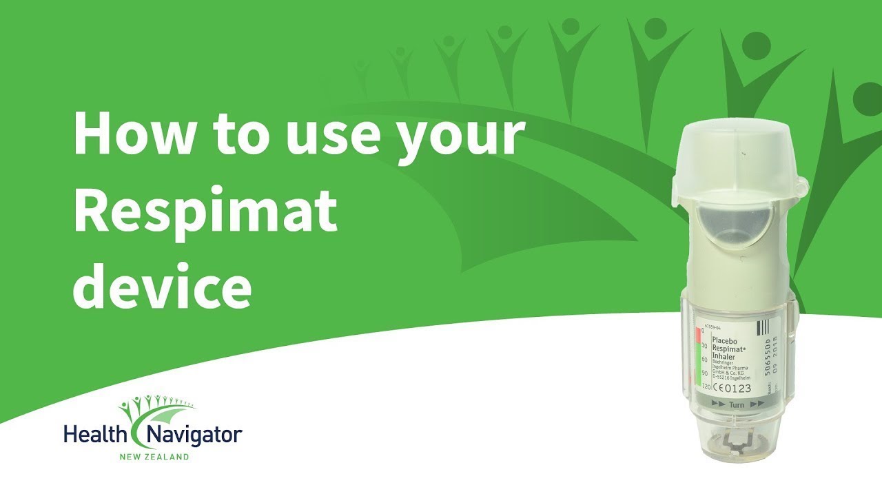How to use your Respimat device