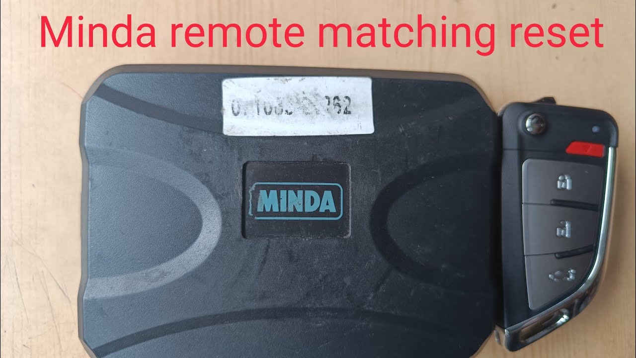 Minda remote matching reset and wiring diagram