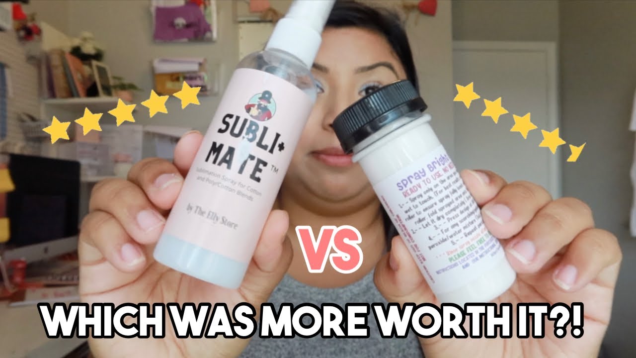 SUBLI+MATE VS SPRAY BRIGHT SUBLIMATION COTTON SPRAY | HONEST REVIEW