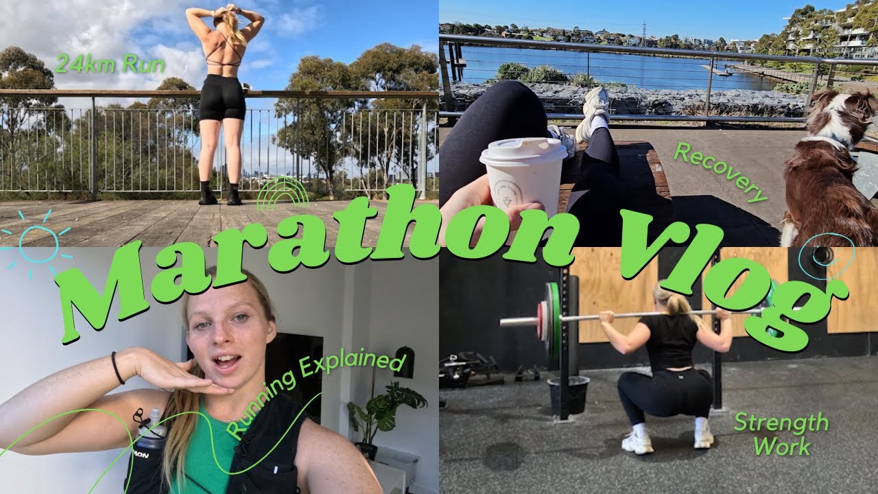 Marathon Training (A Week of Workouts, CrossFit, 24km long run + Running Explained!)