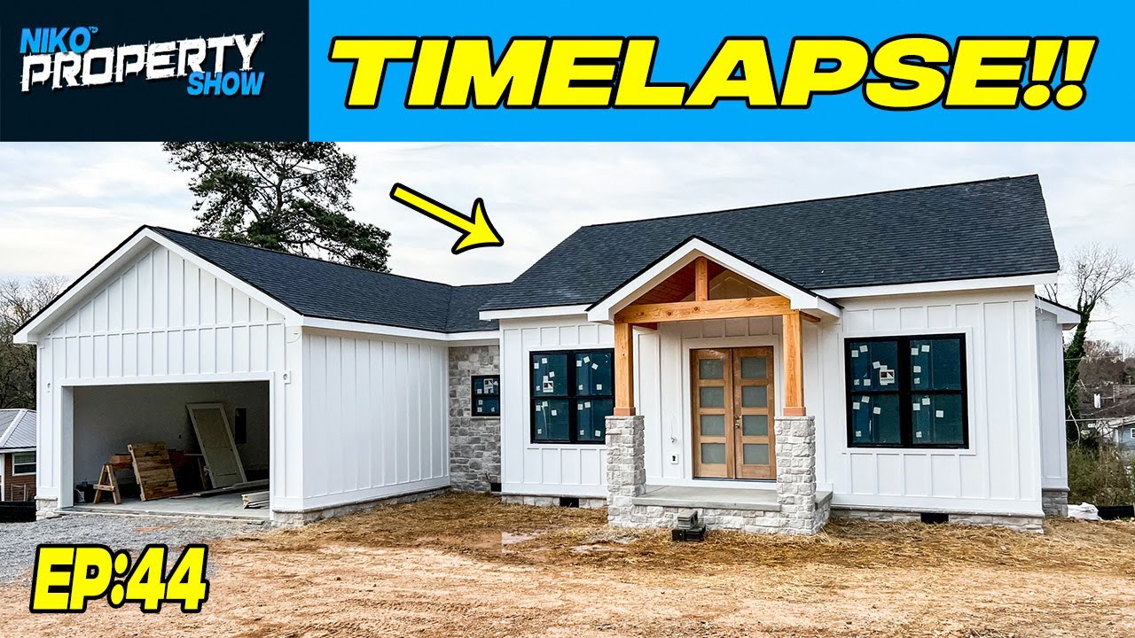 Building a Wooden House in 19 Minutes - TIMELAPSE