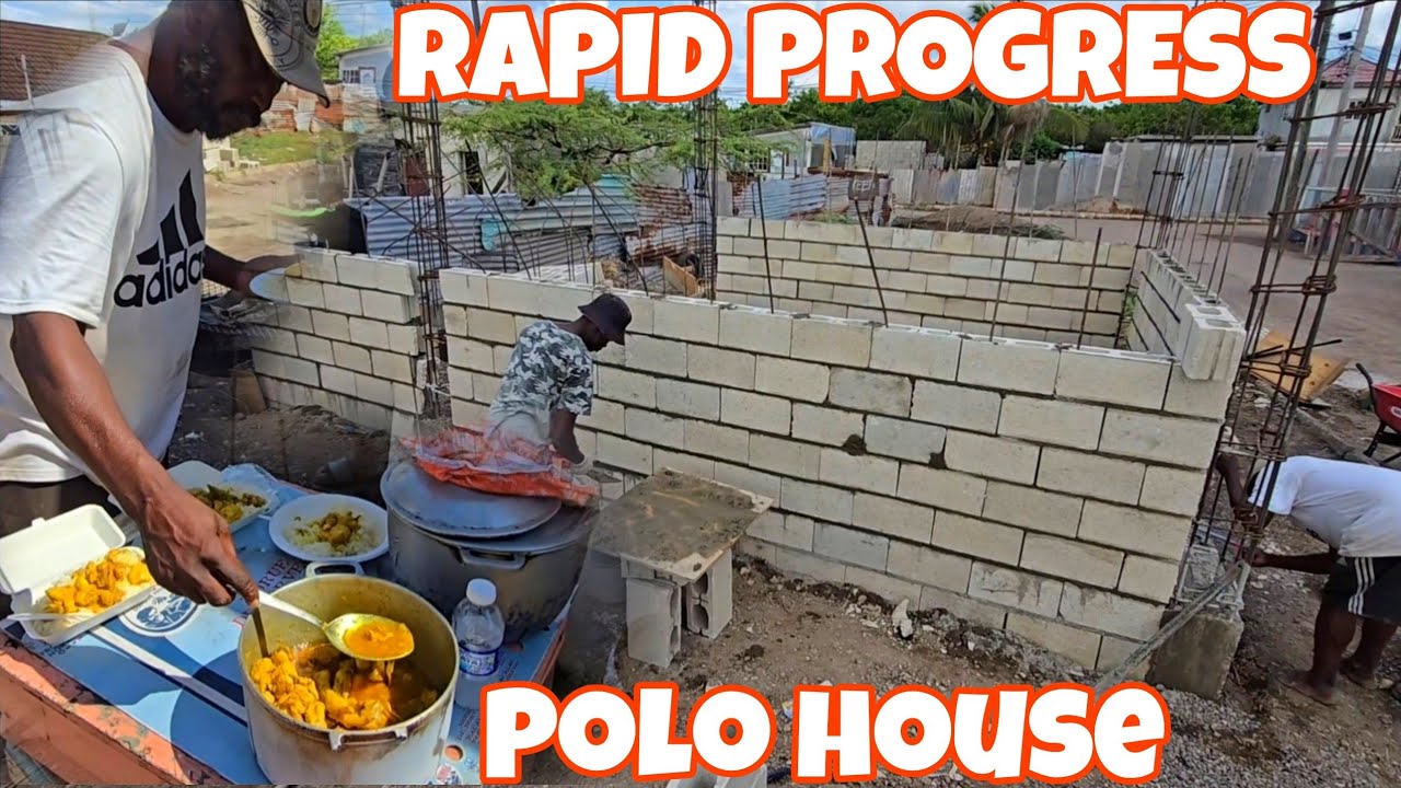 WE'RE HALF-WAY THERE ON POLO HOUSE!!! NO TIME WASTING!!!