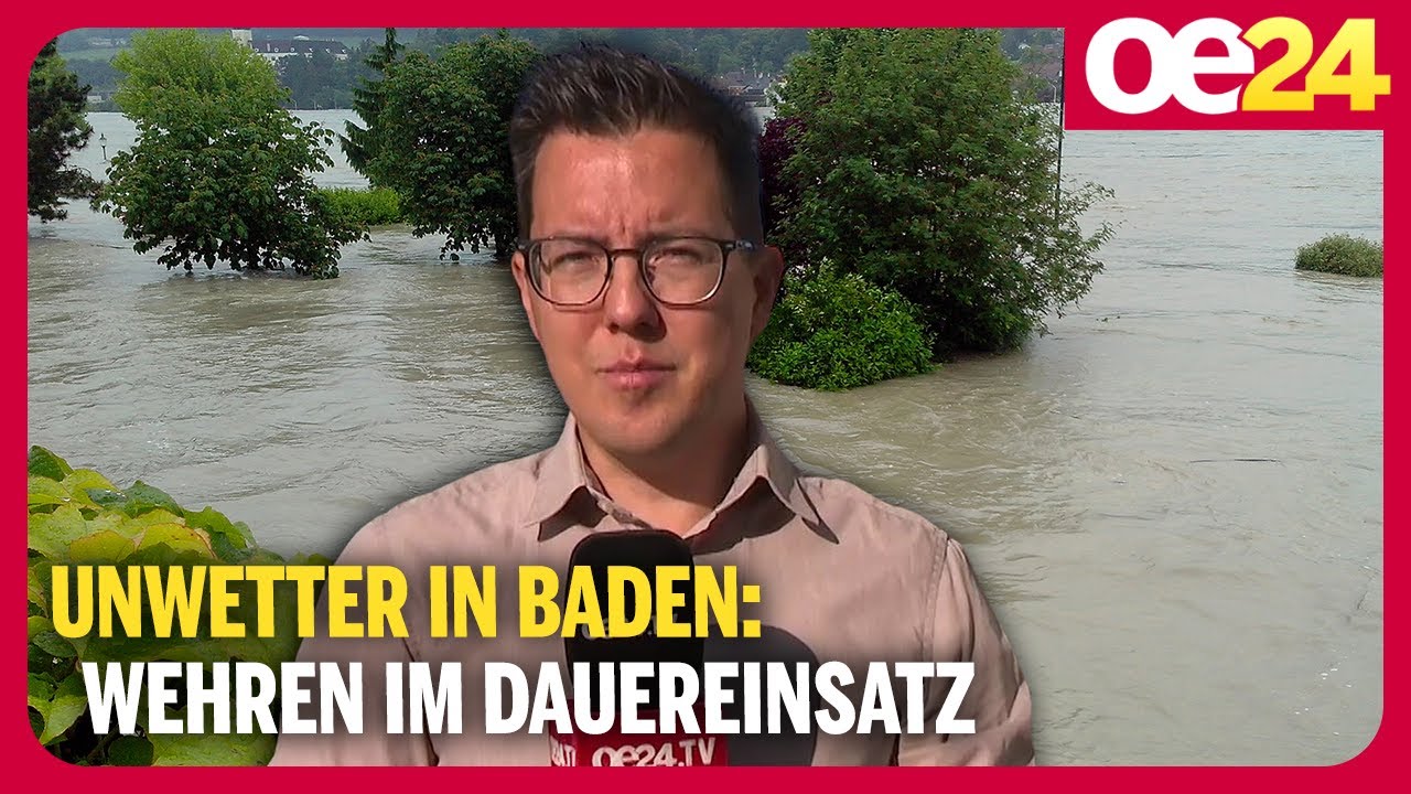 Unwetter in Baden: Wehren im Dauereinsatz