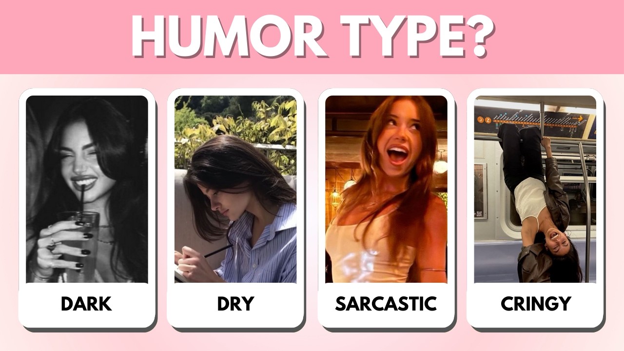 What's Your HUMOR Type? 🤣💗 | Aesthetic Personality Quiz