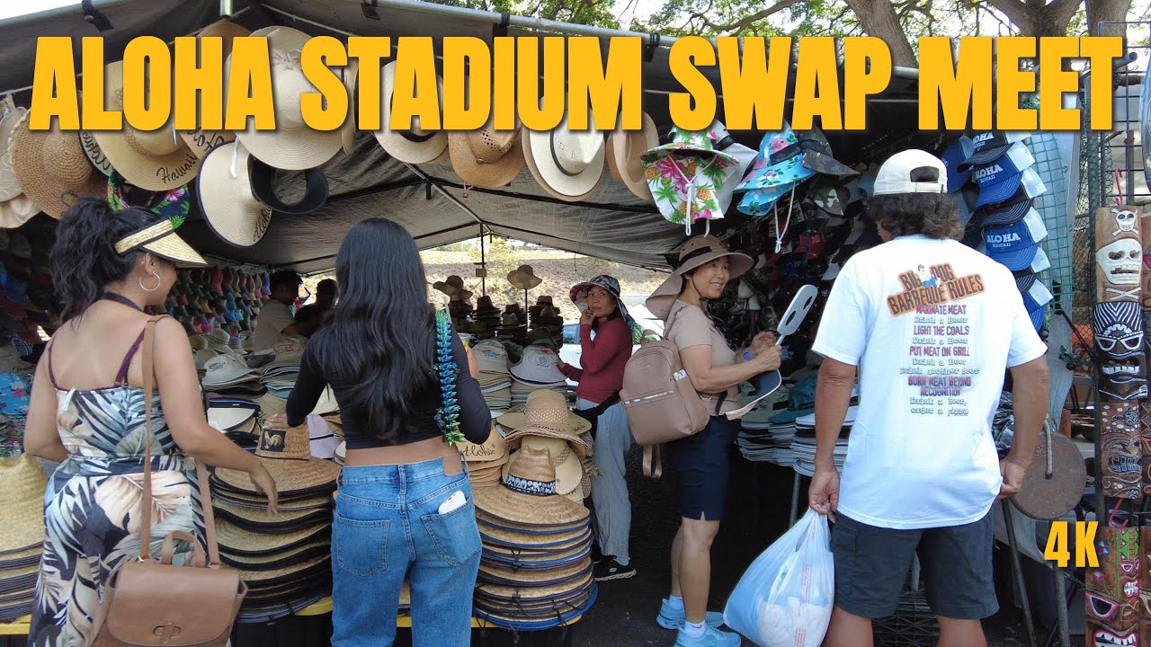 4K Aloha Stadium Swap Meet [Ep.17] | Hawaii’s Biggest Open-Air Market  ハワイ最大の青空マーケット