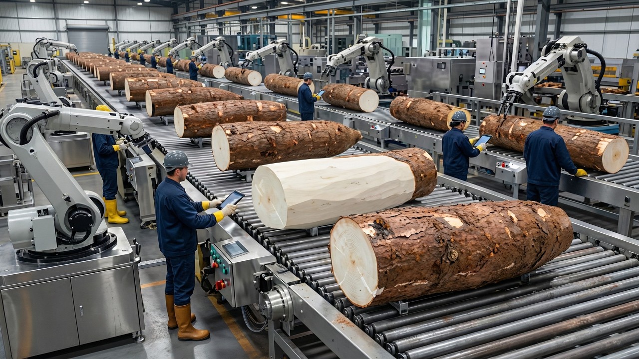 Inside a Cassava Flour Factory — From Root Harvest to Fine Powder