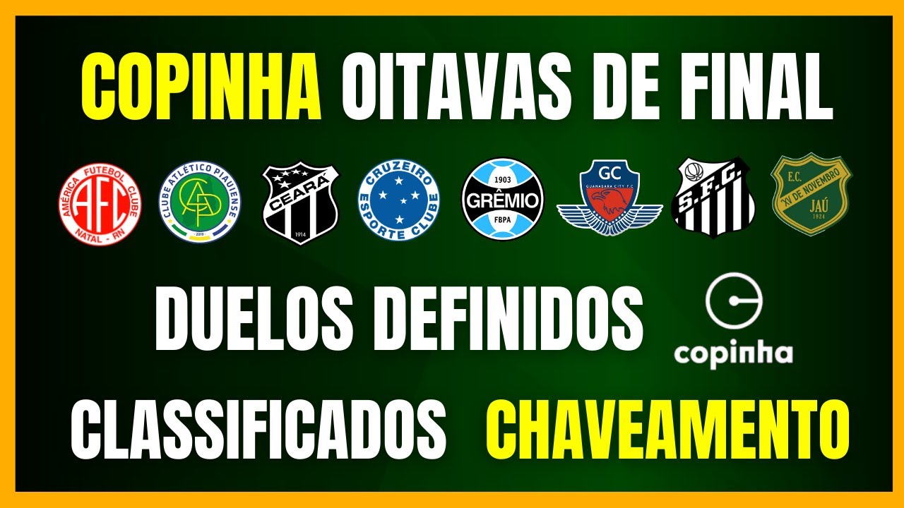 COPINHA 2026 | GRÊMIO, CRUZEIRO E SANTOS AVANÇAM | DUELOS DAS OITAVAS | ONDE ASSISTIR?