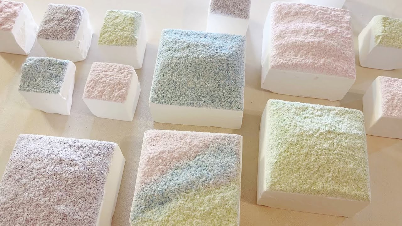 Gym Chalk ASMR | Baby Color🍭 | Glitter+Starch&Special Blend&Crispy | Sleep Aid | Oddly Satisfying