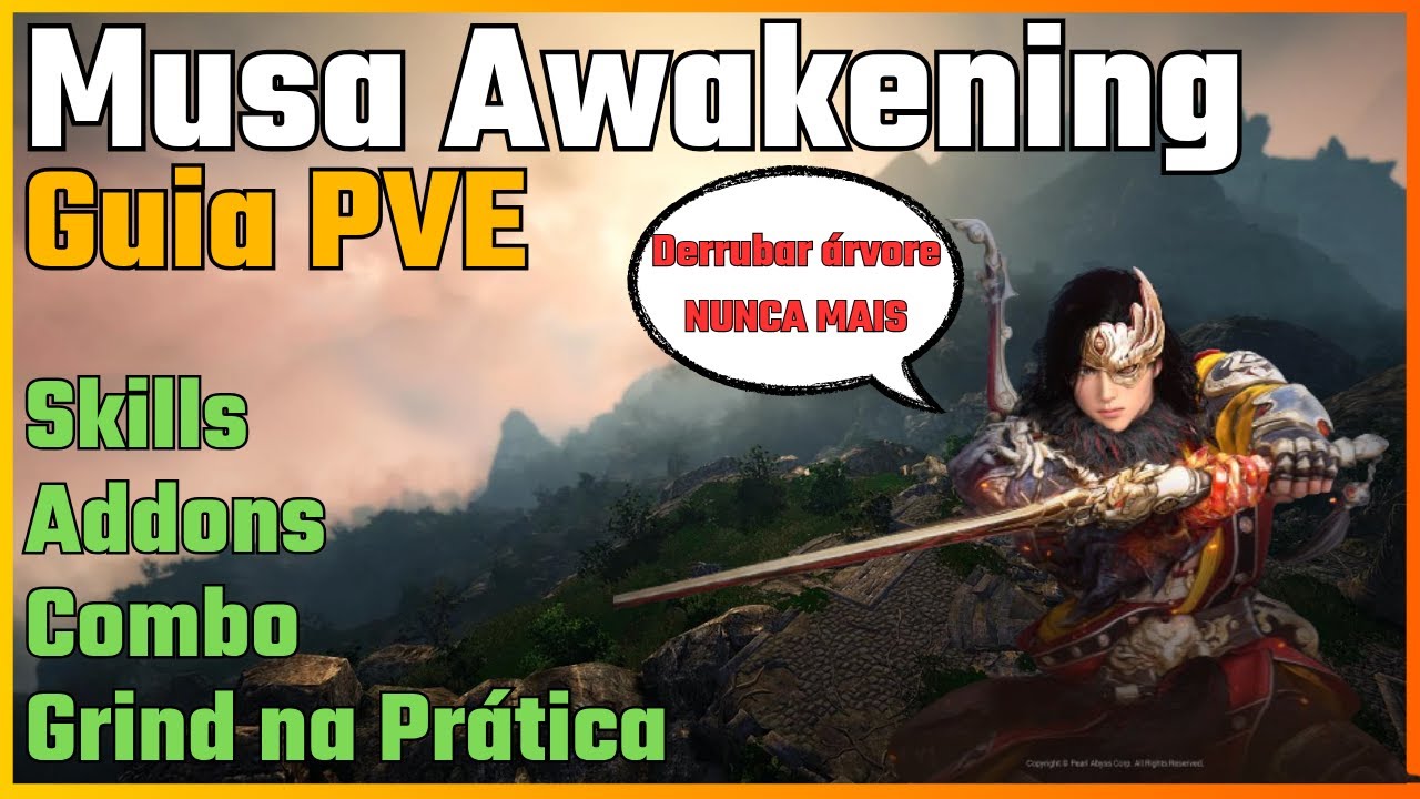💥 Guia do Musa Awakening | Combo/Addons/Gameplay | Black Desert Online