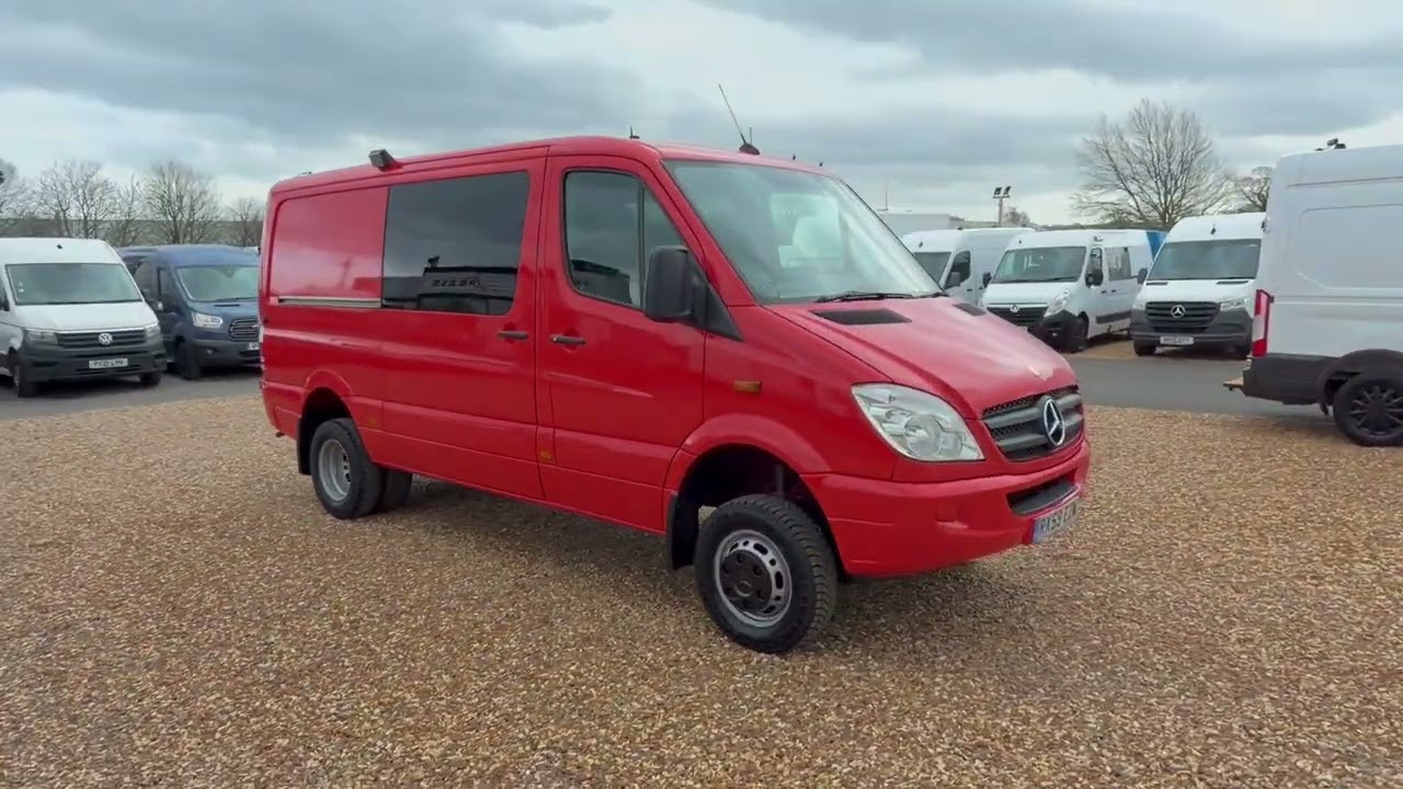 Rare 4X4 automatic twin wheel Mercedes sprinter - just arrived 