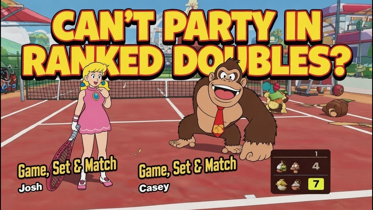 CAN'T INVITE FRIENDS IN RANKED DOUBLES | MARIO TENNIS FEVER