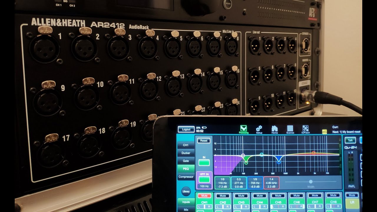 ALLEN & HEATH AR2412 AUDIO RACK - STAGEBOX