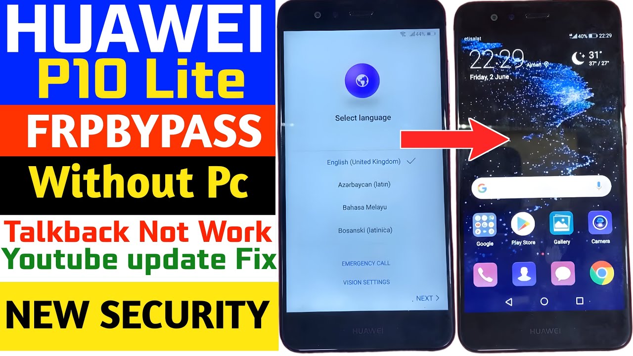 Huawei P10 Lite Frp Bypass Wirhout Pc | All Huawei Frp Bypass Android 7.0/8.0 Without Pc New Trick