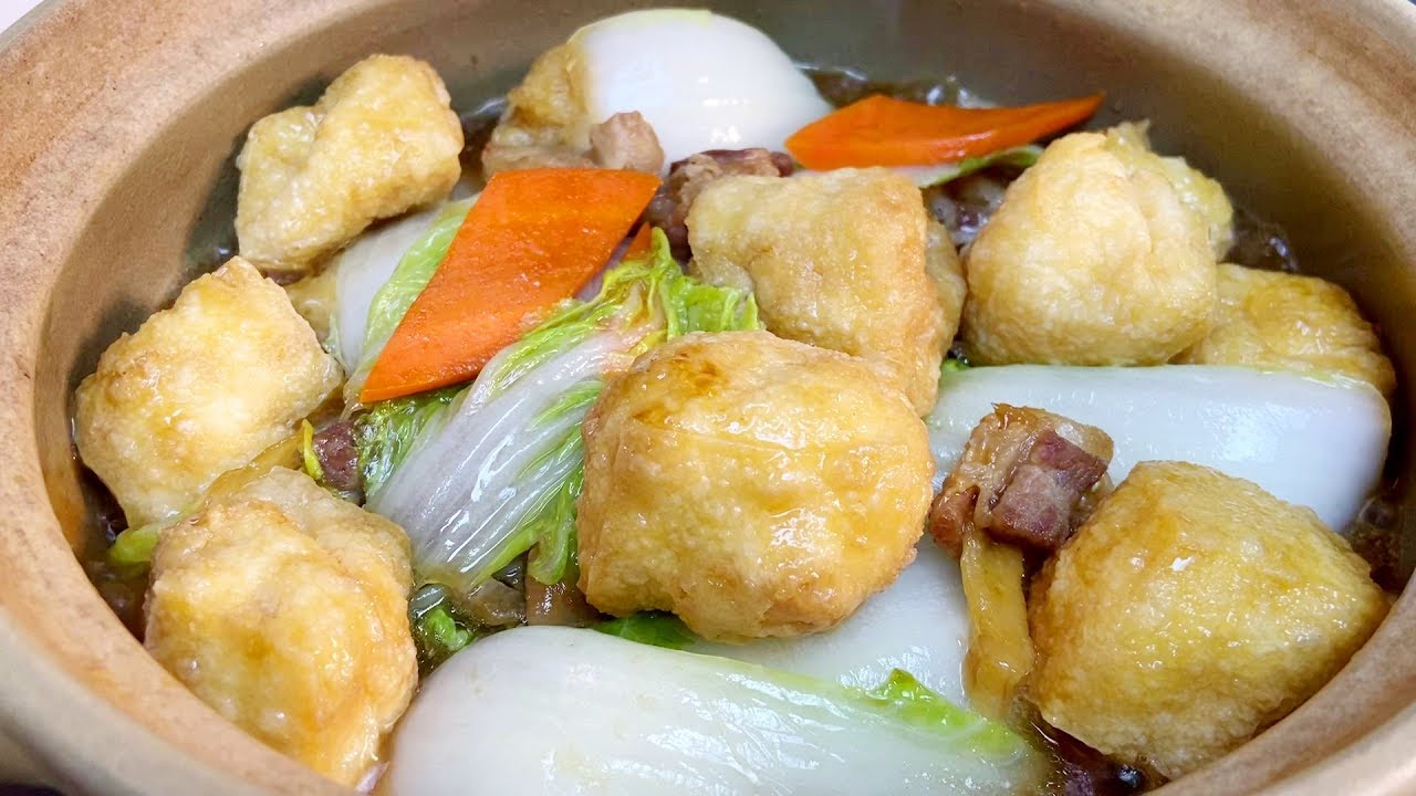 白菜好吃有訣竅，教妳壹道美味的白菜粉絲煲，做法簡單營養又便宜【我是馬小壞】