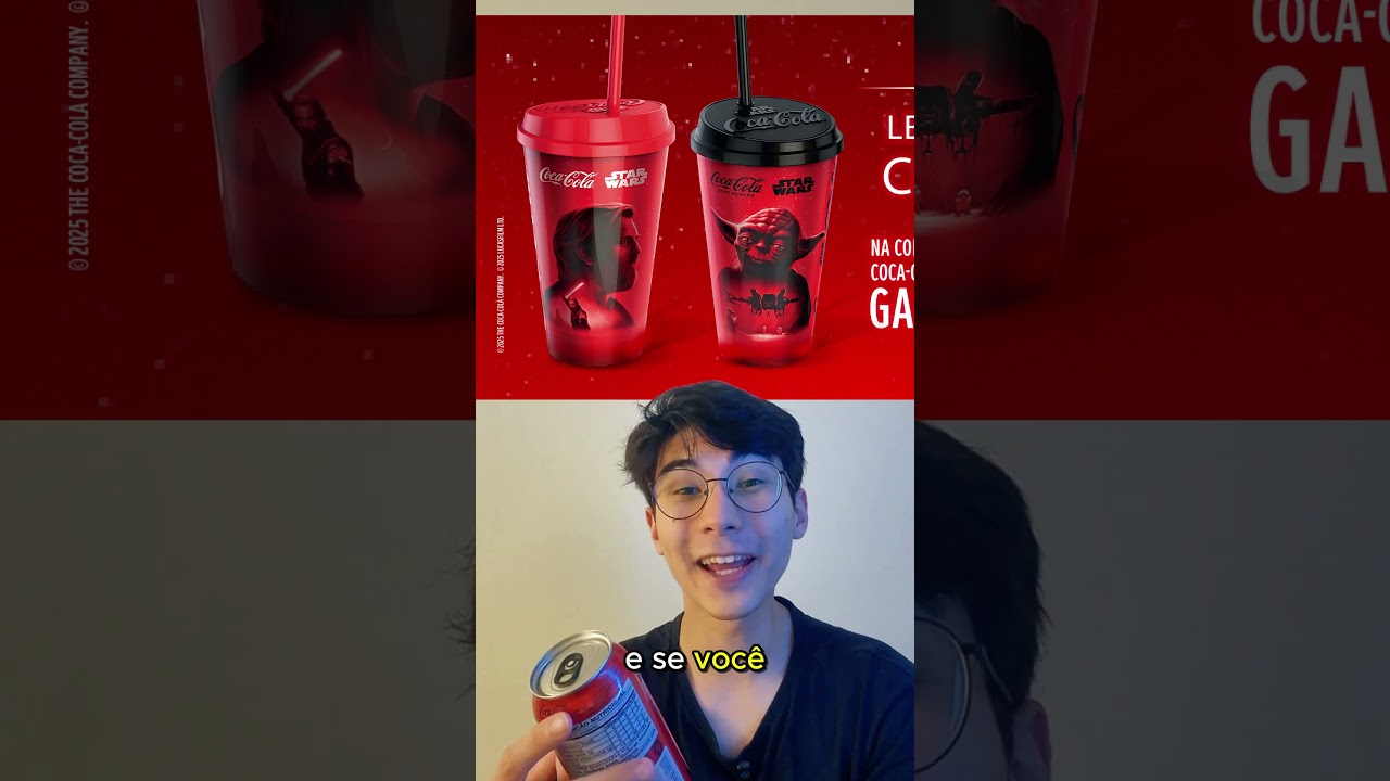 A Coca-Cola t&aacute; dando copos de Star Wars e pra conseguir &eacute; muito f&aacute;cil!