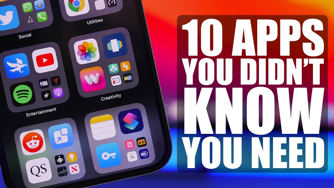 10 Apps You Didn’t Know You NEED on Your iPhone !