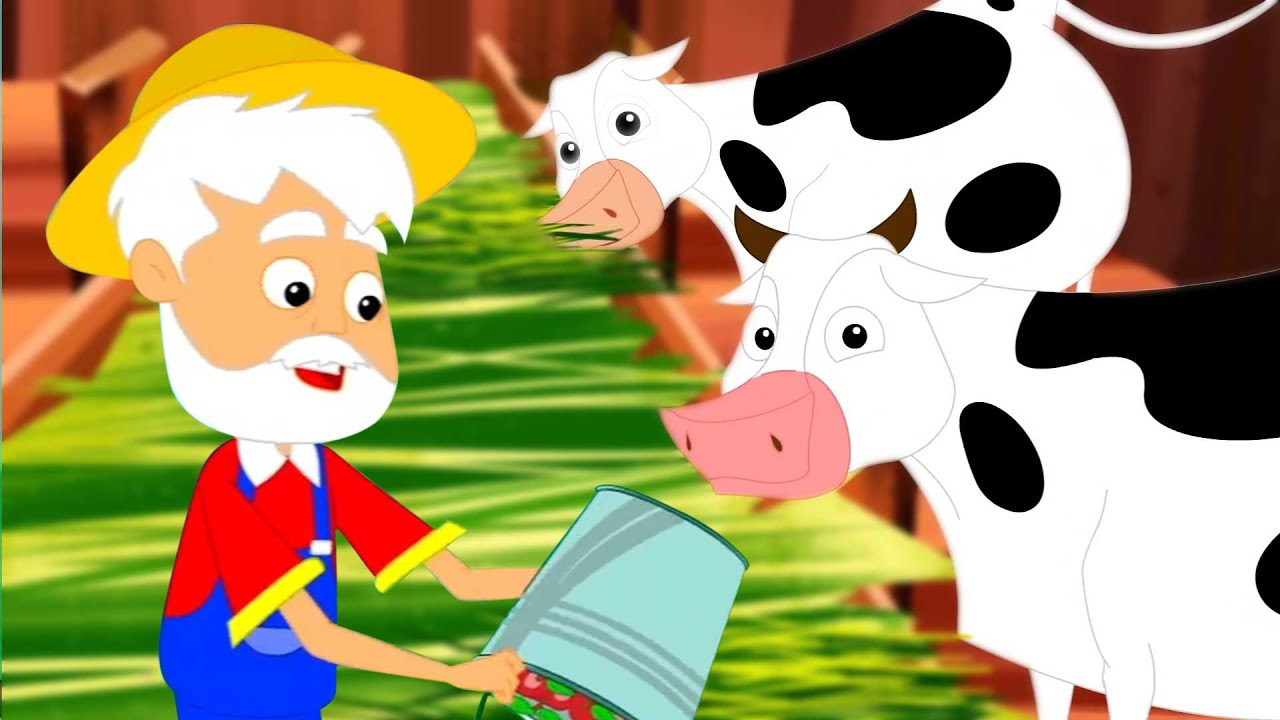 O Velho Macdonalds Tinha Uma Fazenda Rima De Jardim De Infância Para Crianças em 3D