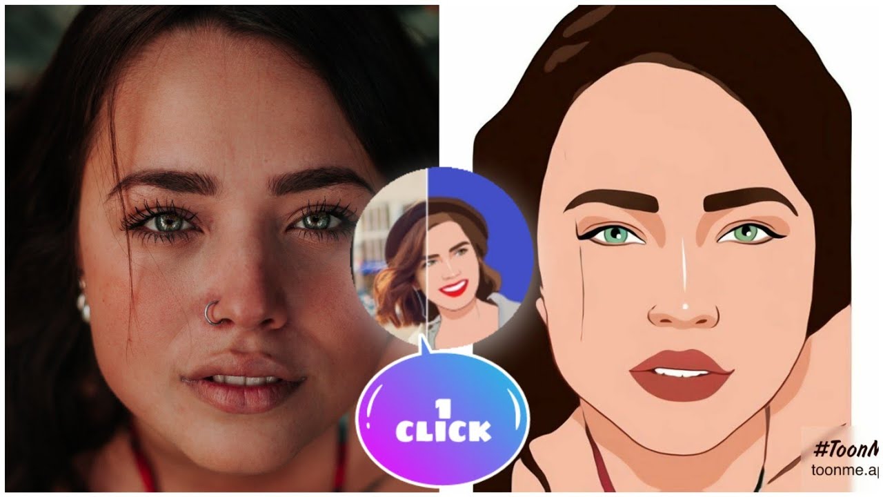 ✅ How to use ToonMe Cartoon yourself photo editor app on Android | Easy tutorial | 1 click vector