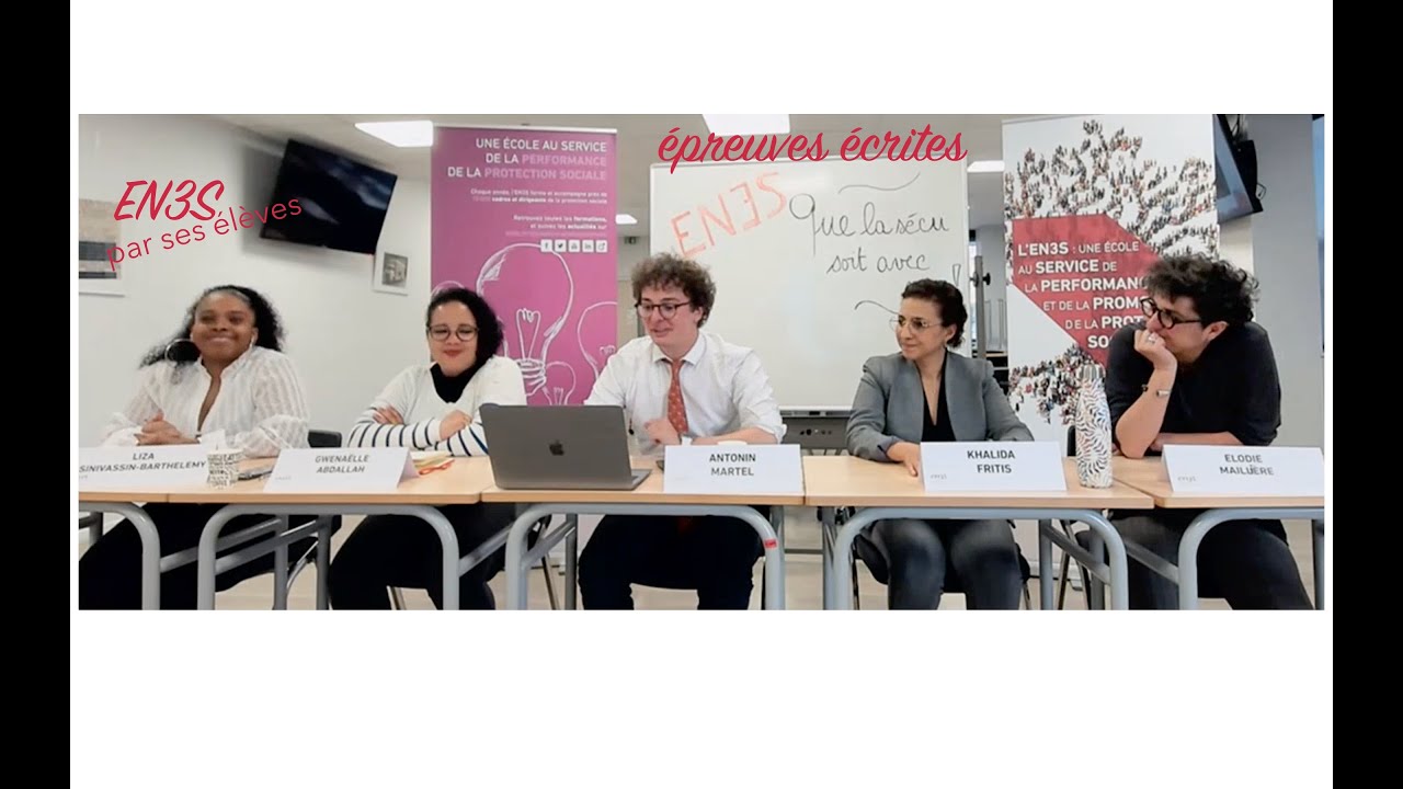 Webinaire Préparation épreuves écrites EN3S