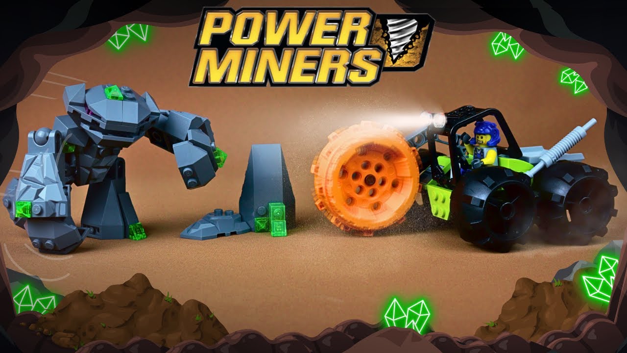 Custom LEGO Power Miners MOC: Timelapse Build