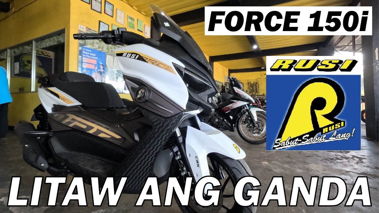 RUSI Force 150i Glossy Pearl White