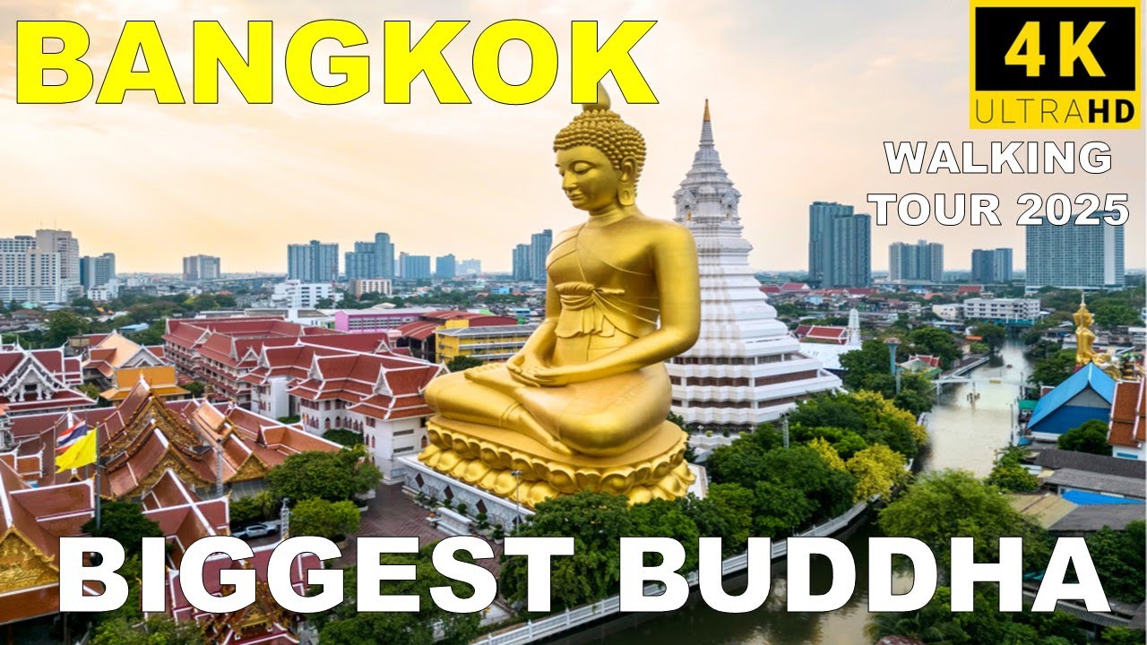 Hidden Bangkok Temples Walking Tour 2025 | Wat Paknam & Wat Pradu Champli in 4K Ultra HD