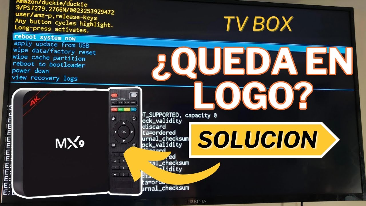 SOLUCION TV BOX Se Queda en Logo (Identifica el Problema)