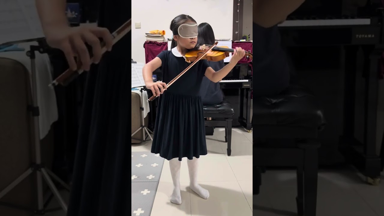 Blindfolded violin ABRSM grade 6 A2 C3 Vivaldi sonata 2nd mov RV28 & In a Spanish Garden @8