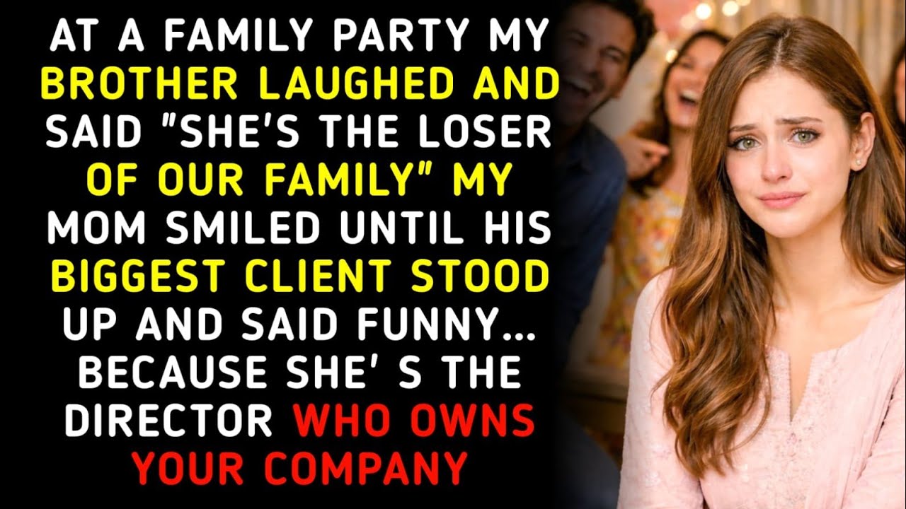 At A Family Party, My Brother Laughed And Said, 