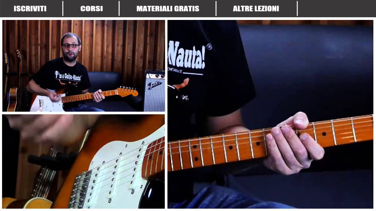 UNDER THE BRIDGE - RED HOT CHILI PEPPERS - COME SUONARE -LEZIONE CHITARRA - TUTORIAL