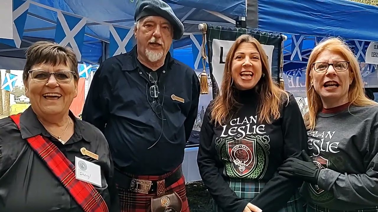 46th Central Florida Scottish Highland Games Tartan Parade Clans & Societies 2024