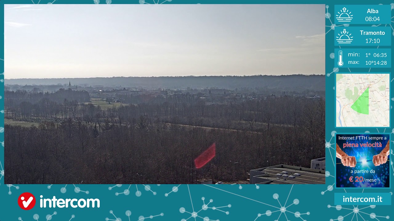 Fontaneto d'Agogna 16/01/2020 timelapse