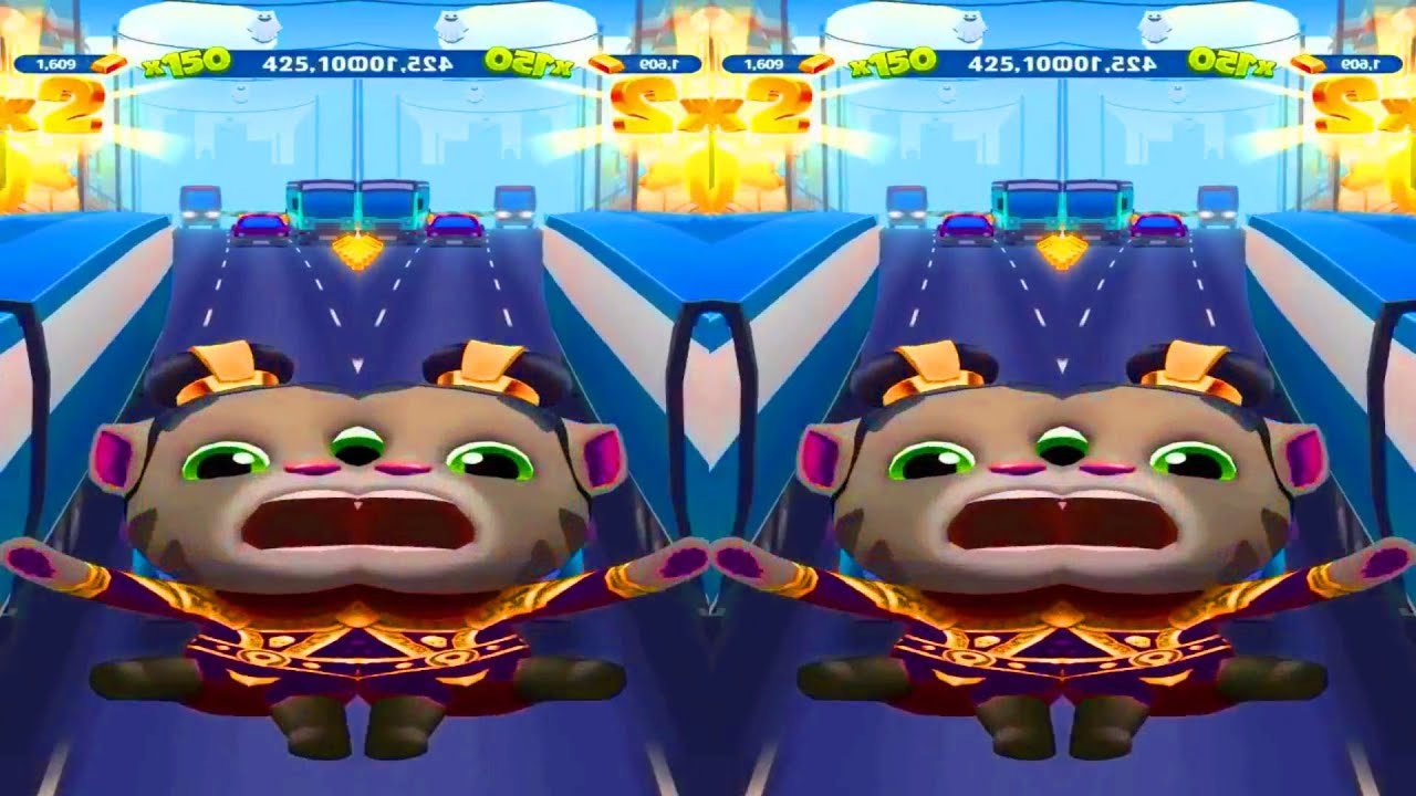 TALKING TOM GOLD RUN GENERAL TOM MIRROR GAMEPLAY WITH NEW OUTFIT