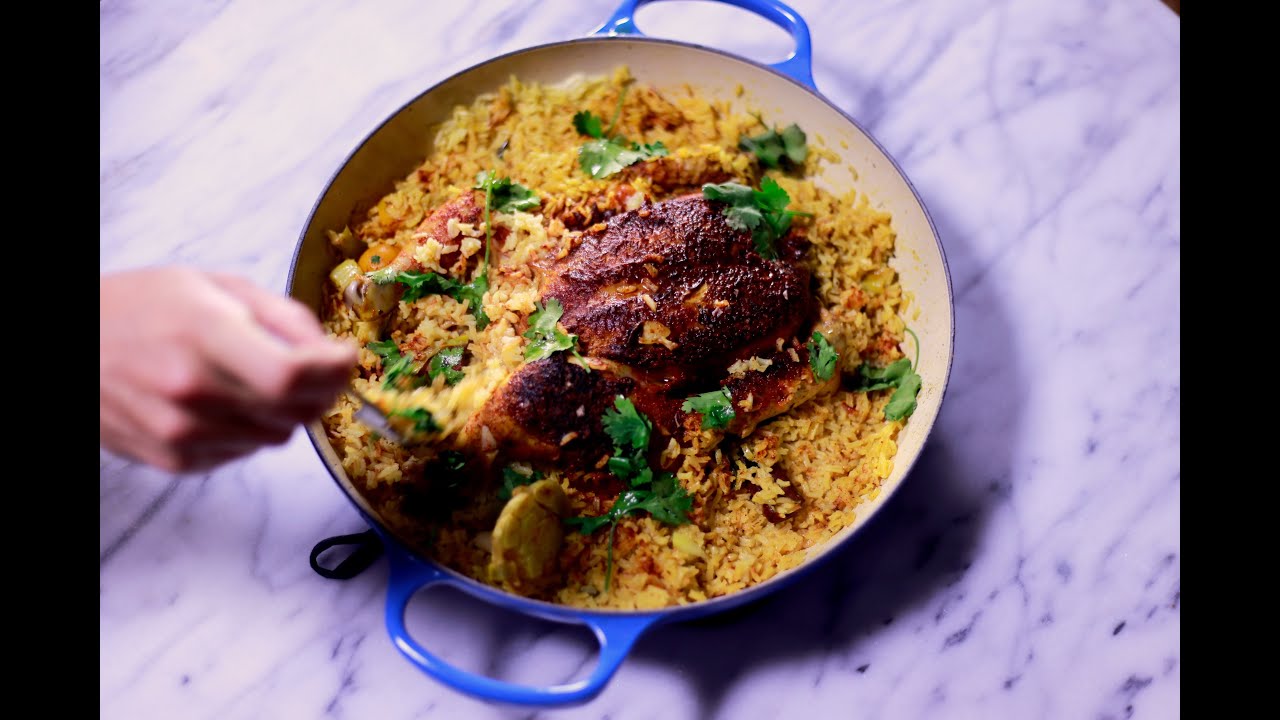 Israeli Chicken Pilaf
