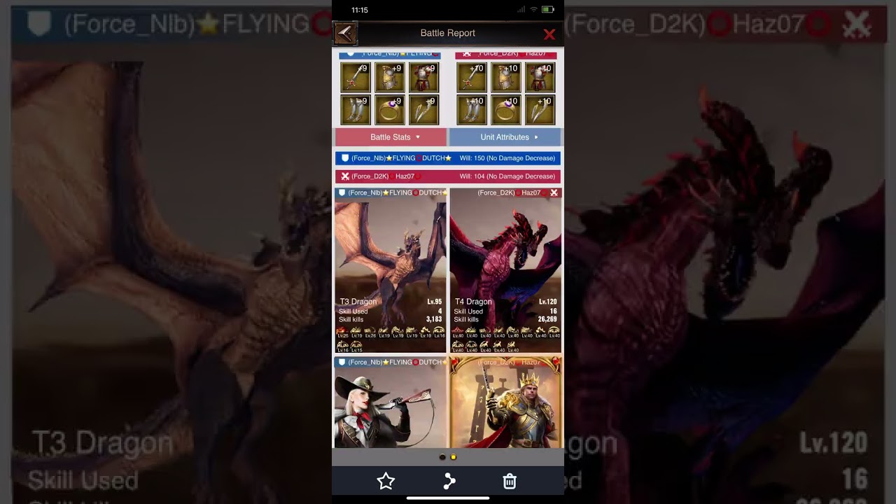 Rise of empires eden tile fight NLB vs D2k heavy fight 🔥