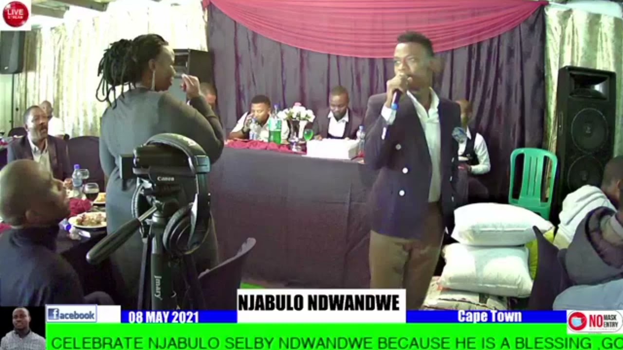 Kwenza Cele from icebo lakhe lingevinjwe...was live in Cape town...