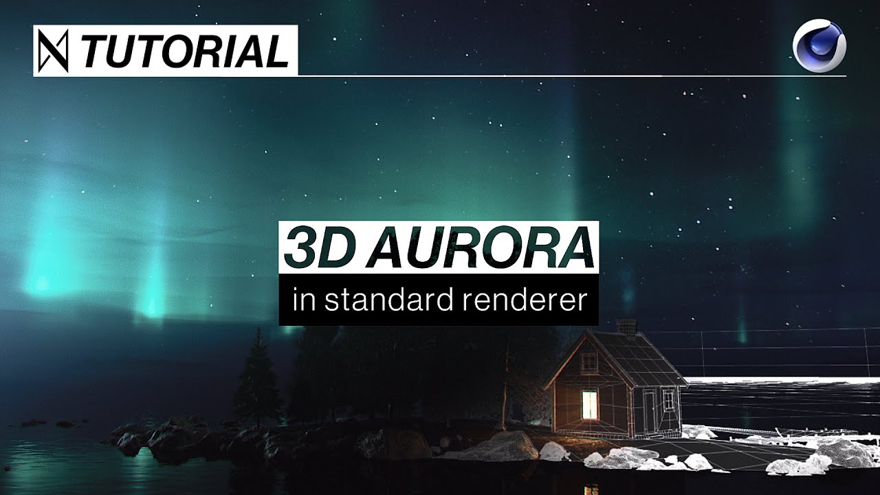 УЧЕБНОЕ ПОСОБИЕ C4D | Северное сияние
