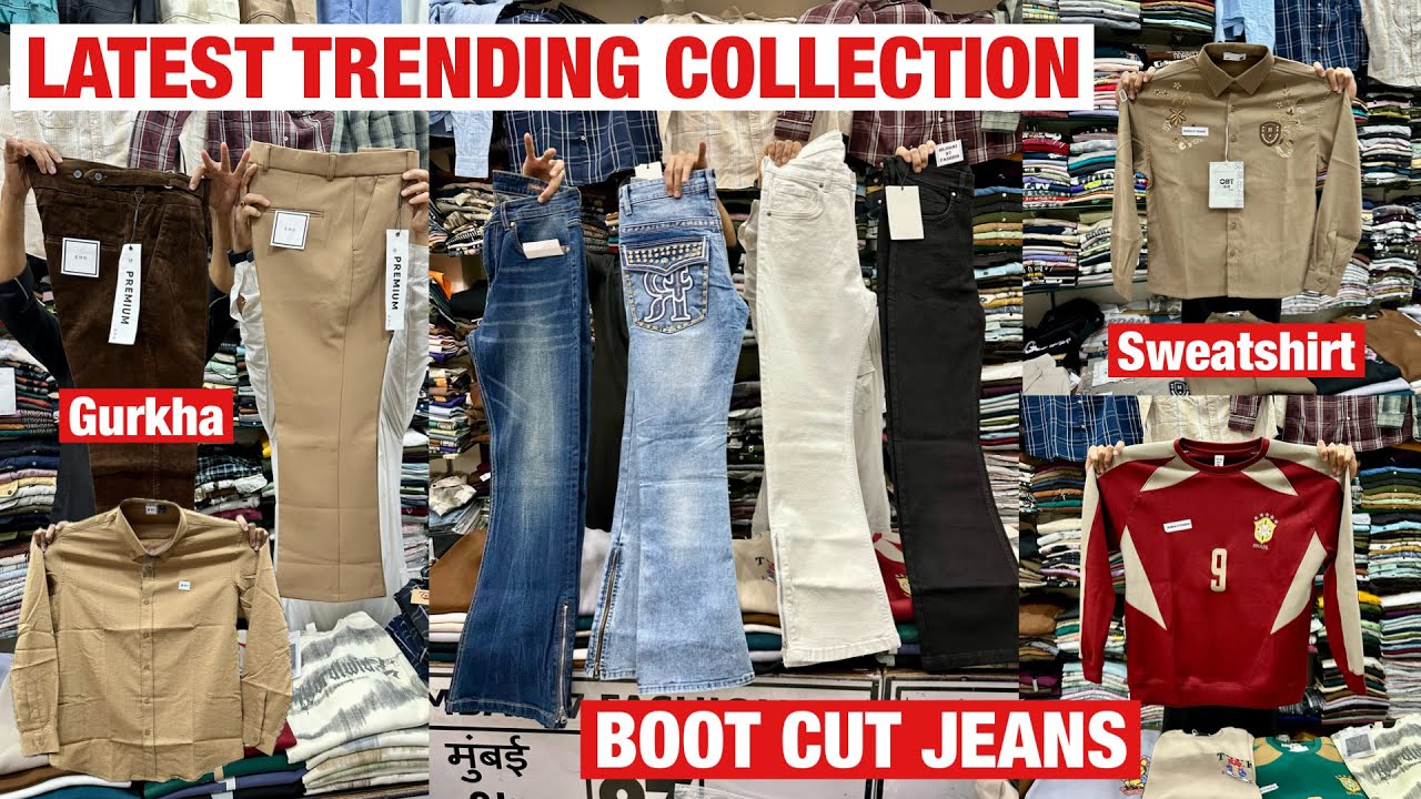 Boot Cut Jeans | Gurkha Pants | Korean Outfit | Oversized T-Shirts | Sweatshirt | Men’s Shirts Shop