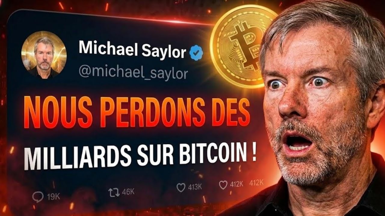 🚨 URGENT ! MICROSTRATEGY ALERTE SUR UNE CHUTE DE BITCOIN !? ⚠️